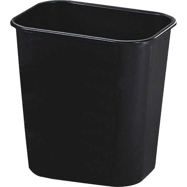 Rubbermaid Commercial Waste Bin, Plastic, 13 Qrt, 11-3/8"x8-1/4"x12-1/8", 12PK, BK RCP295500BKCT - main